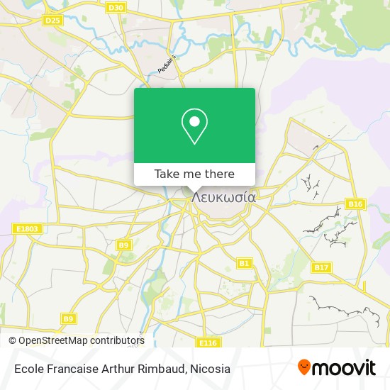 Ecole Francaise Arthur Rimbaud map