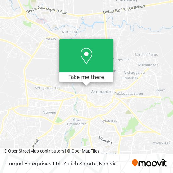 Turgud Enterprises Ltd. Zurich Sigorta map