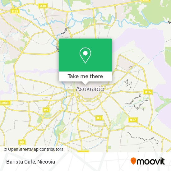 Barista Café map
