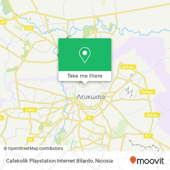 Cafekolik Playstation Internet Bilardo map