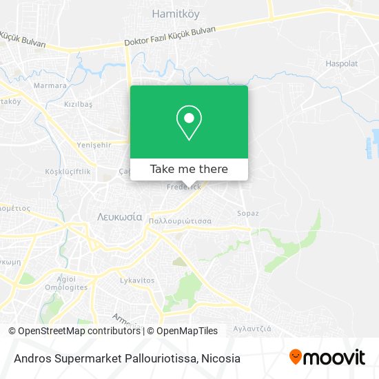 Andros Supermarket Pallouriotissa map