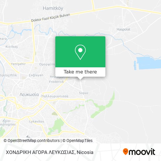 ΧΟΝΔΡΙΚΗ ΑΓΟΡΑ ΛΕΥΚΩΣΙΑΣ map