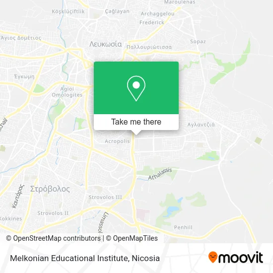 Melkonian Educational Institute map