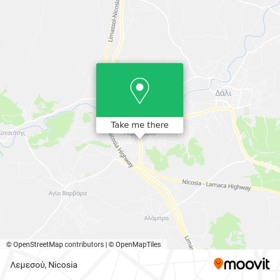 Λεμεσού map