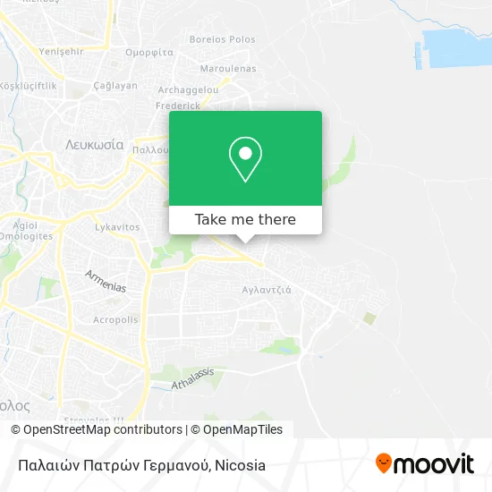 Παλαιών Πατρών Γερμανού map