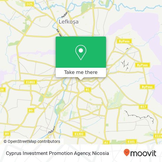 Cyprus Investment Promotion Agency map