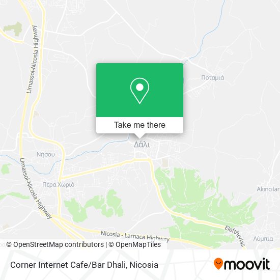 Corner Internet Cafe/Bar Dhali map