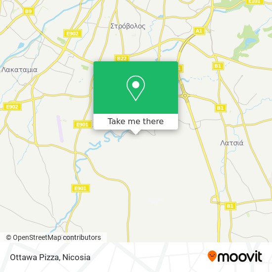Ottawa Pizza map