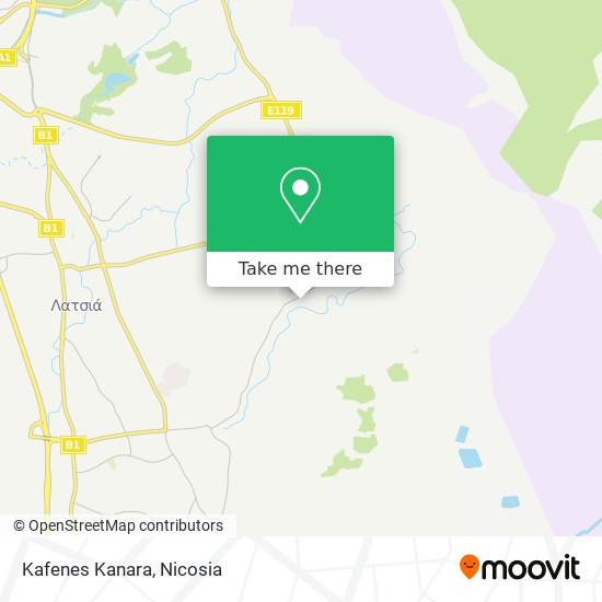 Kafenes Kanara map