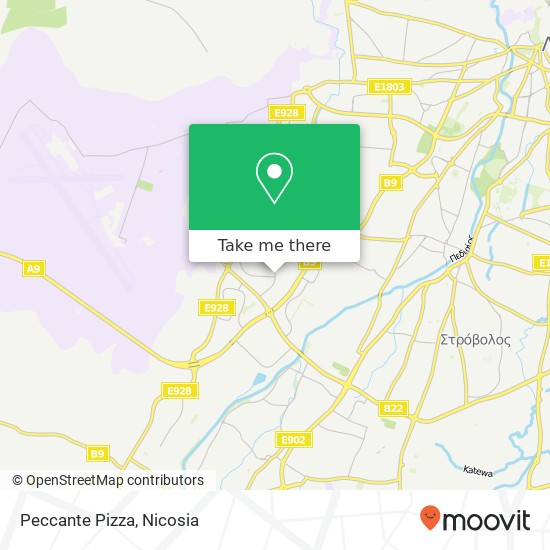 Peccante Pizza, Λεωφόρος Λυκαβηττου Εγκωμη, Εγκωμη, 2401 map