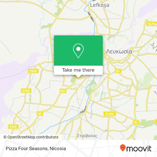 Pizza Four Seasons, Λεωφόρος Γεωργιου Γριβα Διγενη Εγκωμη, Εγκωμη, 2404 map