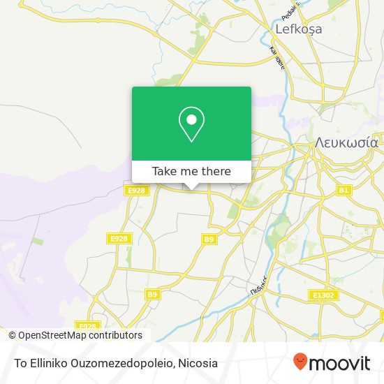 To Elliniko Ouzomezedopoleio, Λεωφόρος Γεωργιου Γριβα Διγενη Εγκωμη, 2411 map