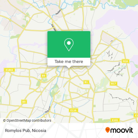 Romylos Pub map