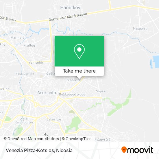 Venezia Pizza-Kotsios map