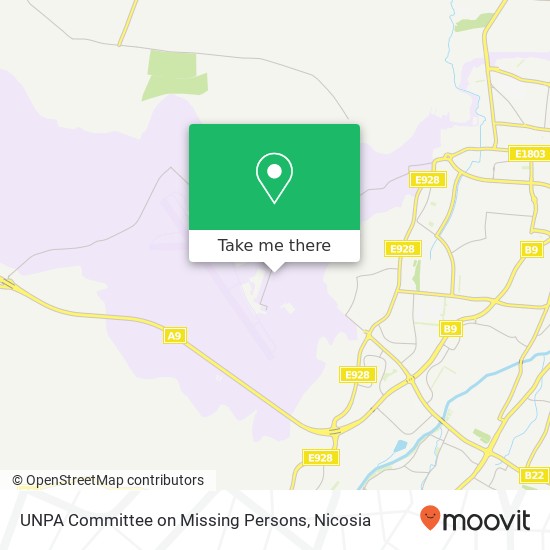 UNPA Committee on Missing Persons map