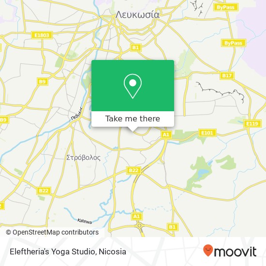 Eleftheria's Yoga Studio map