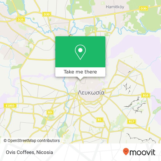 Ovis Coffees map