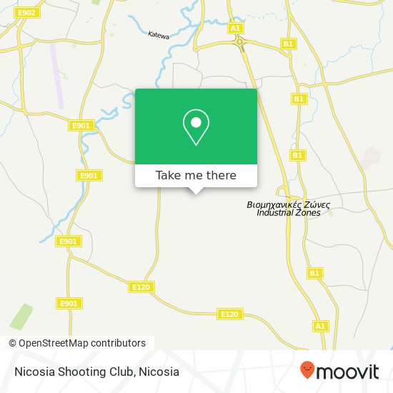 Nicosia Shooting Club map