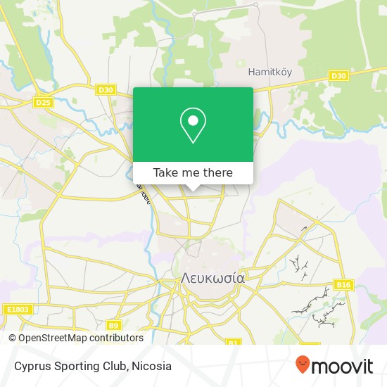 Cyprus Sporting Club map