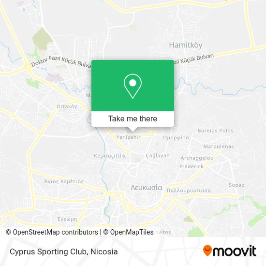 Cyprus Sporting Club map