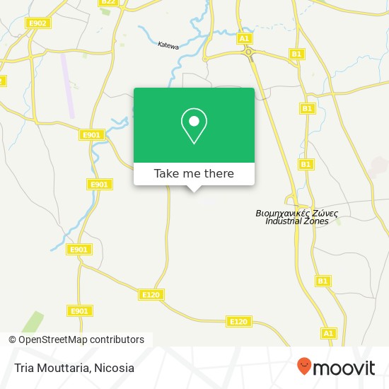 Tria Mouttaria map