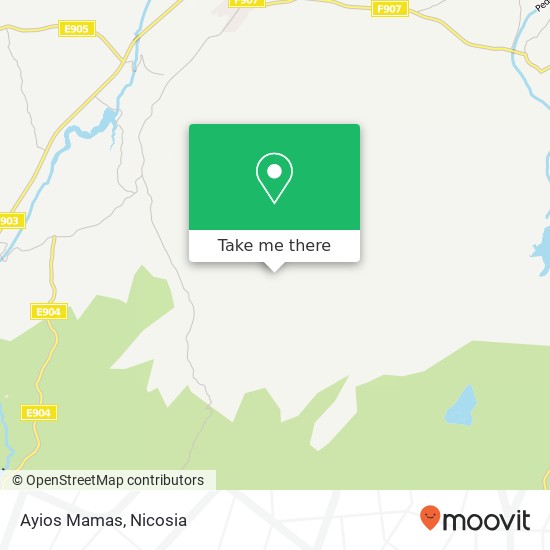 Ayios Mamas map