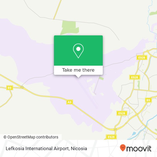 Lefkosia International Airport map