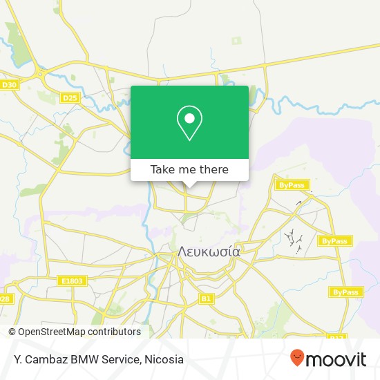 Y. Cambaz BMW Service map