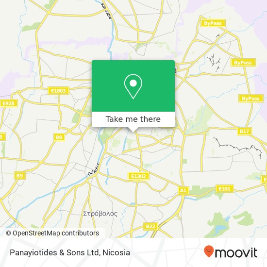 Panayiotides & Sons Ltd map