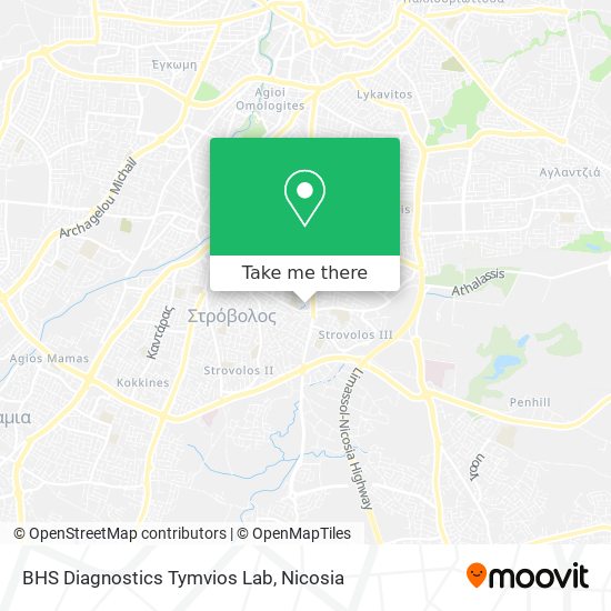 BHS Diagnostics Tymvios Lab map