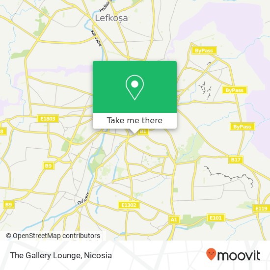 The Gallery Lounge map