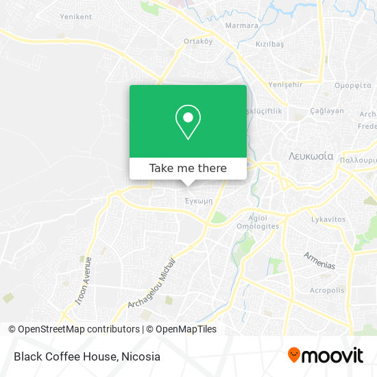 Black Coffee House map