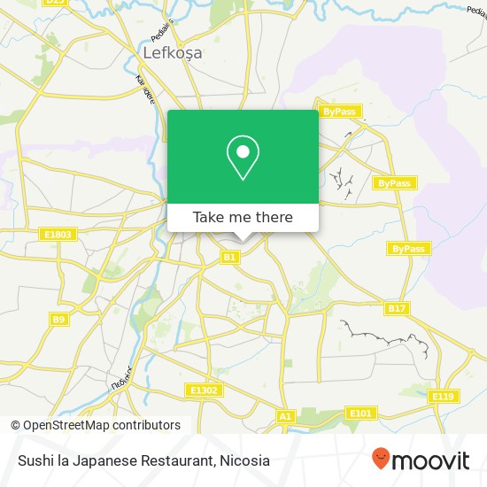 Sushi la Japanese Restaurant, 27 Οδός Πινδαρου Αγιος Αντωνιος, Λευκωσια, 1060 map