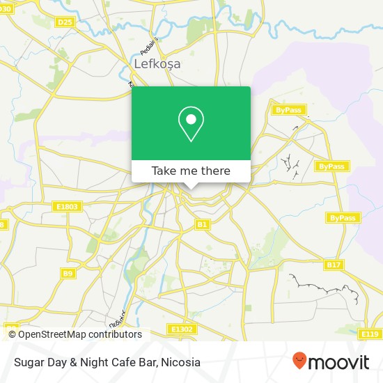 Sugar Day & Night Cafe Bar map