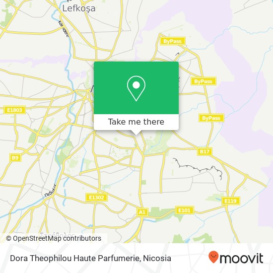 Dora Theophilou Haute Parfumerie map