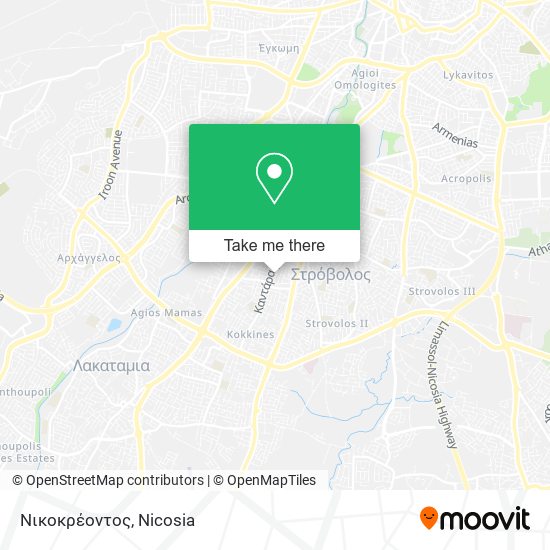 Νικοκρέοντος map