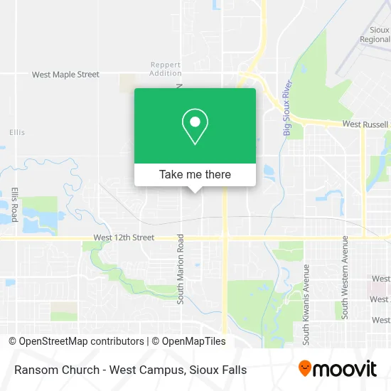 Ransom Church - West Campus map