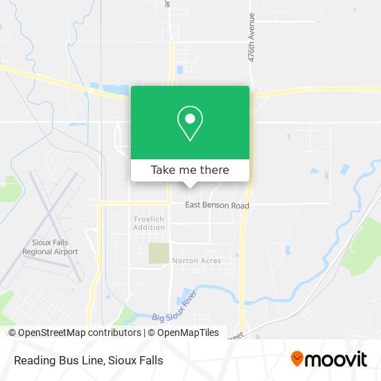 Reading Bus Line map