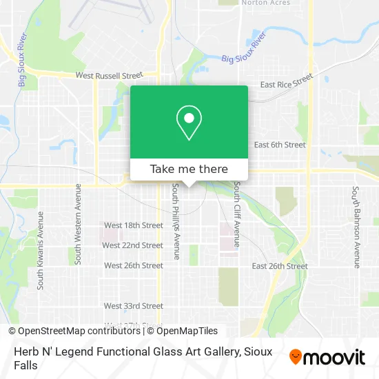 Herb N' Legend Functional Glass Art Gallery map