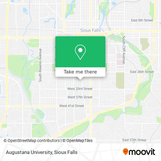 Augustana University map