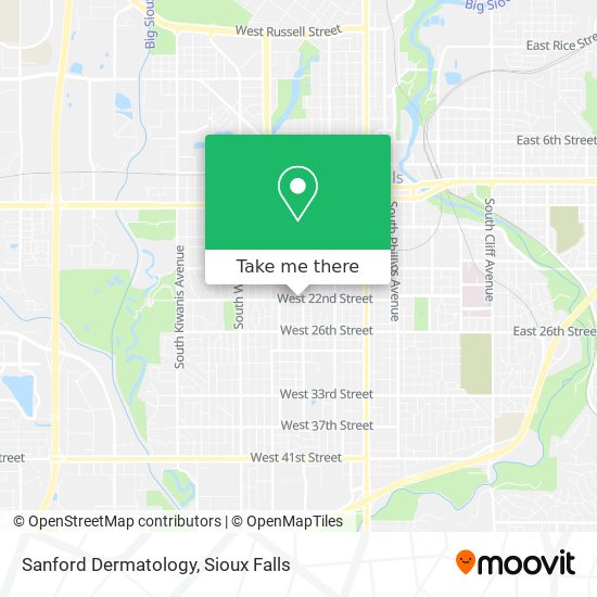Sanford Dermatology map