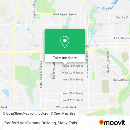 Sanford VanDemark Building map