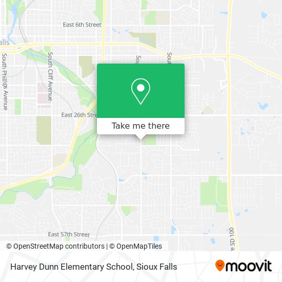 Mapa de Harvey Dunn Elementary School