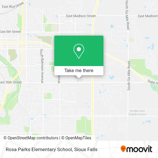 Rosa Parks Elementary School map