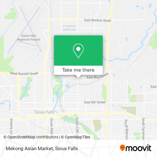 Mekong Asian Market map