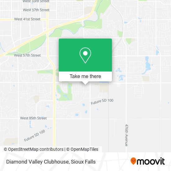 Mapa de Diamond Valley Clubhouse
