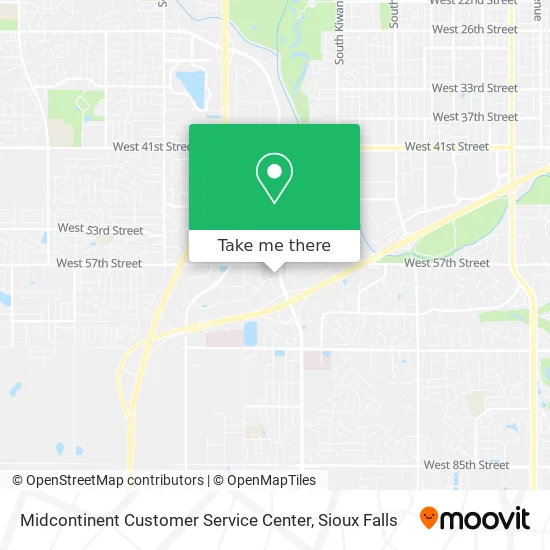 Midcontinent Customer Service Center map