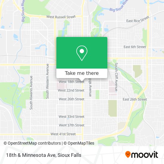18th & Minnesota Ave map