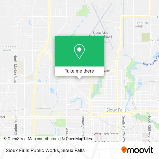 Mapa de Sioux Falls Public Works
