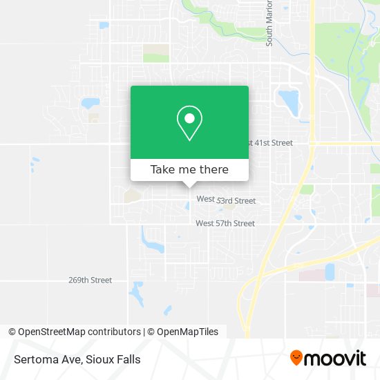 Mapa de Sertoma Ave